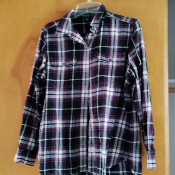 Ralph Lauren Tops - Ralph Lauren women's M purple flannel shirt